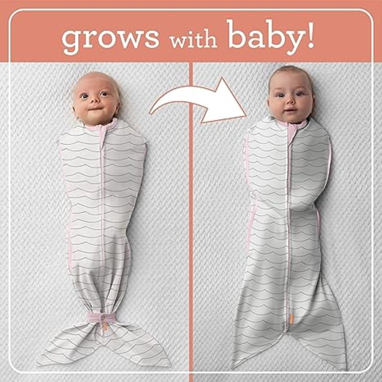 SwaddleMe Room to Grow Pod, 0-6 Months, Pink Waves photo 4
