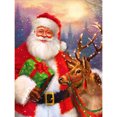 thumbnail image 2 of Cuadros Decorativos Santa Claus 5D DIY Diamond Painting Kits Full Round Drill Wall Art Decor (B5599) Ehuebsd embutido en tela, 2 of 9