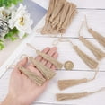 thumbnail image 3 of 1bag 20PCS 5.4" Natural Jute Rope Tassel Hemp Rope Burlap Tassels Embellishing Cords for Christmas Tree DIY Craft Garland Project Wedding Home Party Decor, 3 of 8
