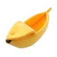 thumbnail image 2 of IKemiter Lit Mignon pour Chat en Forme de Banane Lit Doux pour Chaton Lapin Petits Chiens, 2 of 7