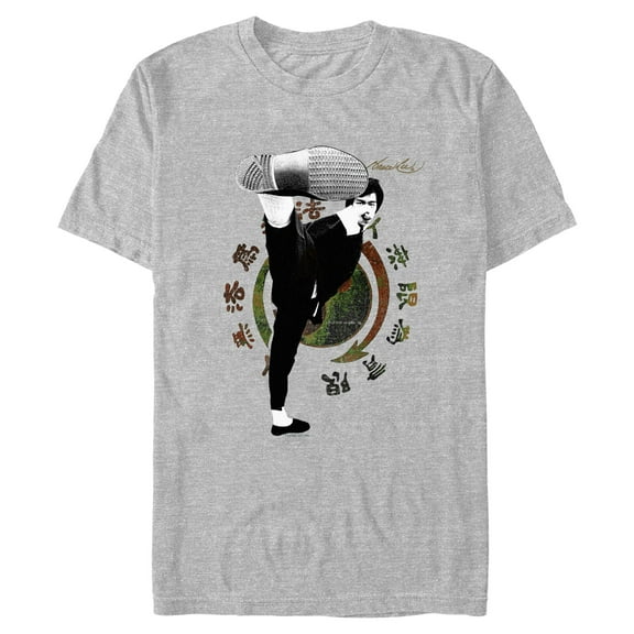 Mens Bruce Lee Legendary Kick T Shirt