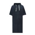 thumbnail image 2 of HBFAGFB Pyjama pour Hommes Confortable à Capuche avec Cordon de Serrage Robe de Spa Décontractée avec Poche Noir Taille Unique, 2 of 4
