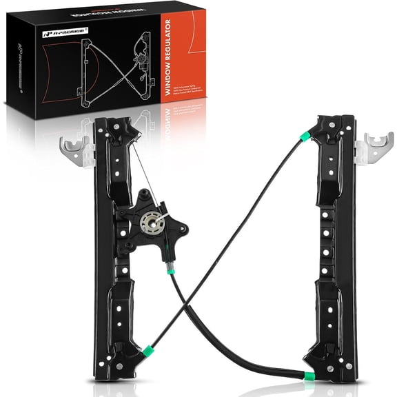 A-Premium Electric Power Window Regulator Without Motor Compatible with Dodge Grand Caravan Chrysler Town & Country Ram C/V Rear Right Passenger Sliding Door