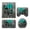 Green, variant on Bullpiano 4Pcs/Set Bathroom Shower Curtain Sets with Rugs/ Bathroom Set/ Bathroom Curtains Shower Set/ Shower Curtain Sets with Rugs/ Shower Curtain Sets/ Kids Bathroom Set/ Bathroom Sets