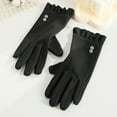 thumbnail image 3 of ZDWQFA 1 Pair Women Winter Touch Screen Gloves Fleece Lined Windproof Texting Warm Winter Gloves, 3 of 7