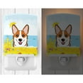 thumbnail image 2 of Red Corgi Summer Beach Ceramic Night Light, 2 of 2