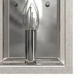 thumbnail image 4 of Hunter - Squire Manor 1-light Distressed White, Small Sconce Light, Dimmable, Modern Style, for Bedrooms, Dining, Living Rooms - 19999, 4 of 7