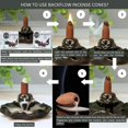 thumbnail image 5 of Lemongrass Backflow Incense Cones - Total 20 Incense Cones Waterfall - Dual Pack of 10 Incense Backflow Cones - Waterfall Incense Cones - Incense Waterfall Cones, 5 of 10