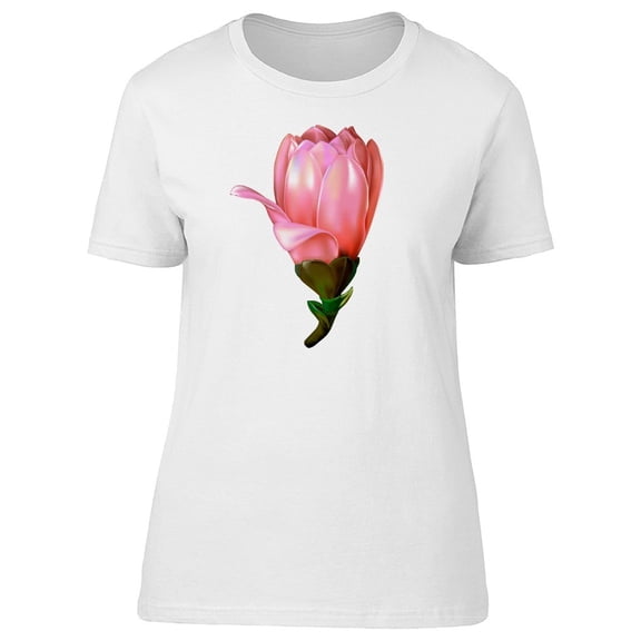 Cute Pink Magnolia Flower Tee Men's -Image by Shutterstock