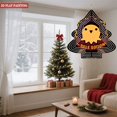 thumbnail image 3 of Stylish Metal Hanging Christmas Tree Wind Spinner - Unique Abstract Bird Design with Concentric Waves for Garden Decor, 3 of 7