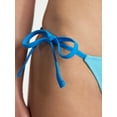 thumbnail image 4 of No Boundaries Contrast Side-Tie Bikini Bottoms, Women’s, 4 of 5
