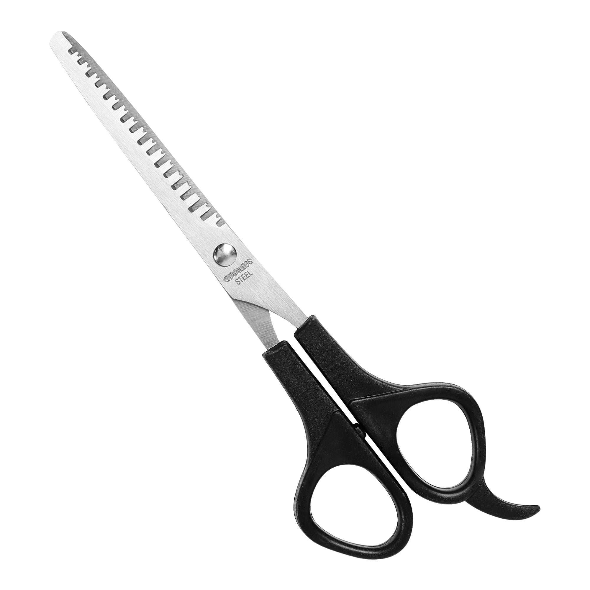 Barber Stainless Steel Hair Thinning Shear Scissors Black 6.3 Inch Length