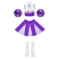 thumbnail image 3 of Lujianch Children Cheerleading Team Student Role Playing Stage Performance Competition Carnival Party Set Girls Outfits Sets Size 5-6 Years, 3 of 5