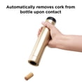 thumbnail image 4 of Rabbit Electric Wine Opener, Automatic Corkscrew with Built-In Foil Cutter, Removes Cork in Seconds, Gold, 4 of 7