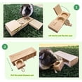 thumbnail image 4 of AAOMASSR Small Animals Hide Treats Foraging Puzzle Toys, Pet Interactive Snuffle Logic Game for Mental Enrichment, for Guinea Pigs, Rabbits, Chinchillas, 4 of 5