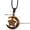 Tiger Eye, variant on Star Moons Necklace Beads Crystal Gemstone Crescent Pendant Healing Reiki Gift