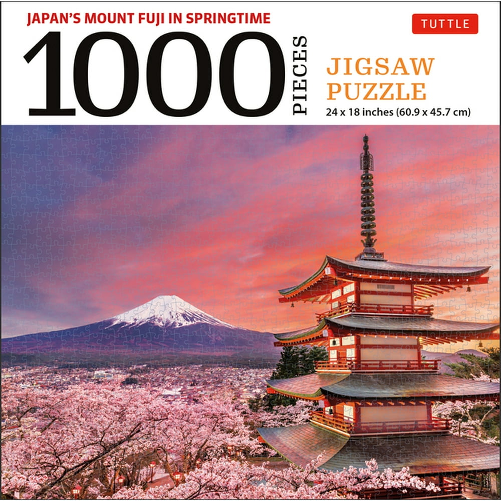 Mount Fuji Japan Jigsaw Puzzle 1,000 Pieces Snowcapped Mount Fuji