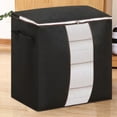 thumbnail image 5 of Oneshit Heavy Duty Clothes Storage Box with Handles, Black, 5 of 6