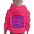 thumbnail image 6 of WOYY Girls Palm Graphic Hoodie Kids Preppy Pullover Pocket Hooded Sweatshirt, Sizes 1-13, 6 of 6