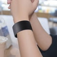 thumbnail image 2 of Pulsera Ajustable Salvador Punk Hebilla Moda Vintage Negro, 2 of 8
