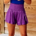 thumbnail image 2 of Shorts for Women European And American New Casual Sports Women's Pants Loose Elastic Waist Hanging Feeling Shorts, 2 of 4