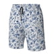 thumbnail image 4 of Balery Rabbit And Butterfly Traje de Baño Estilo Hawaiano para Hombre, Shorts de Secado Rápido con Bolsillos-XX-Large, 4 of 6