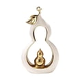 thumbnail image 1 of Shangren Ceramic Gourd Ornaments Collection Gourd Statue for Office Dining Room Shelf L, 1 of 8