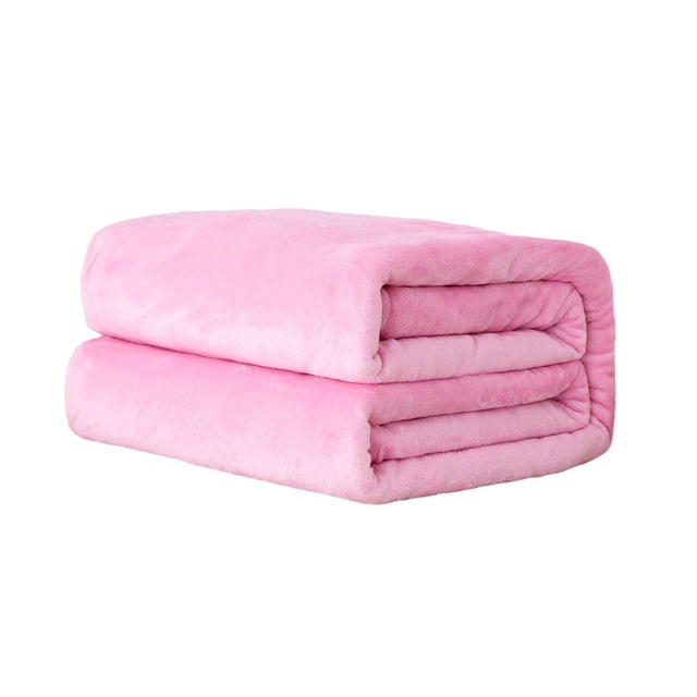 Heavy Blanket Microfiber, Super Soft Blanket Corals Velvet Solid Color Air Conditioning Fleece for All Seasons Use