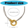 thumbnail image 5 of Layer Necklace Double Chain Pendant Necklace Elegant Statement Jewellery, 5 of 11