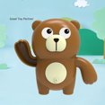 thumbnail image 1 of Juguetes de baño de cuerda para niños, baño de bebé infantil, natación, animales de dibujos animados lindos, juguetes de agua para jugar, oso pardo auspicioso ZefeiWu 8390611558376, 1 of 1
