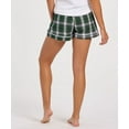thumbnail image 2 of Boxercraft BW6501 Women's Flannel Short-Green/White Pl-XL, 2 of 4
