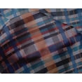 thumbnail image 3 of oneOone Silk Tabby Fabric Madras Check Print Fabric BTY 42 Inch Wide, 3 of 3