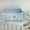 B-Blue, variant on Storage Baskets​ Light Blue Striped Cloth Bin with Red Bowknot Accents White Books Inside Wooden Surface Home Living Room Organizer