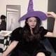 thumbnail image 5 of Disfraces de Halloween para Mujeres, Sombreros de Bruja Grandes para Mascarada de Fiesta Accesorio de Cosplay, Disfraz de Bruja para Mujeres Punteado Gorra Negro Paño de Oxford para Halloween Diario, 5 of 6