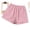 Pink, variant on LEBONYARD Womens Shorts,Women's Shorts in Soft and Lightweight Fabrics,,Women's Summer Elastic Waist Pocket Cotton Linen Shorts and Shorts