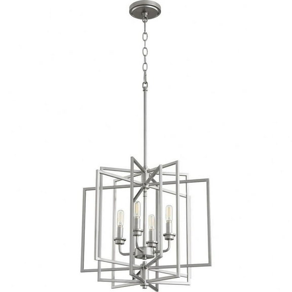 Granica Close 4 Light Pendant-18.25 inches Tall and 19 inches Wide-Classic Nickel Finish Bailey Street Home 183-Bel-4636933