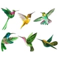 thumbnail image 1 of 6Pcs Window Clings Static Window Clings Bird Prevention Strike Cling Window Clings for Window, 1 of 3