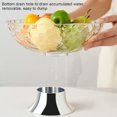 thumbnail image 3 of Fruit Bowl Transparent Food Grade Large Capacity High Strength 360-Degree Rotatable Save Space Detachable Strawberry Orange Fruit Tray Snack Plate Home Supplies, 3 of 8