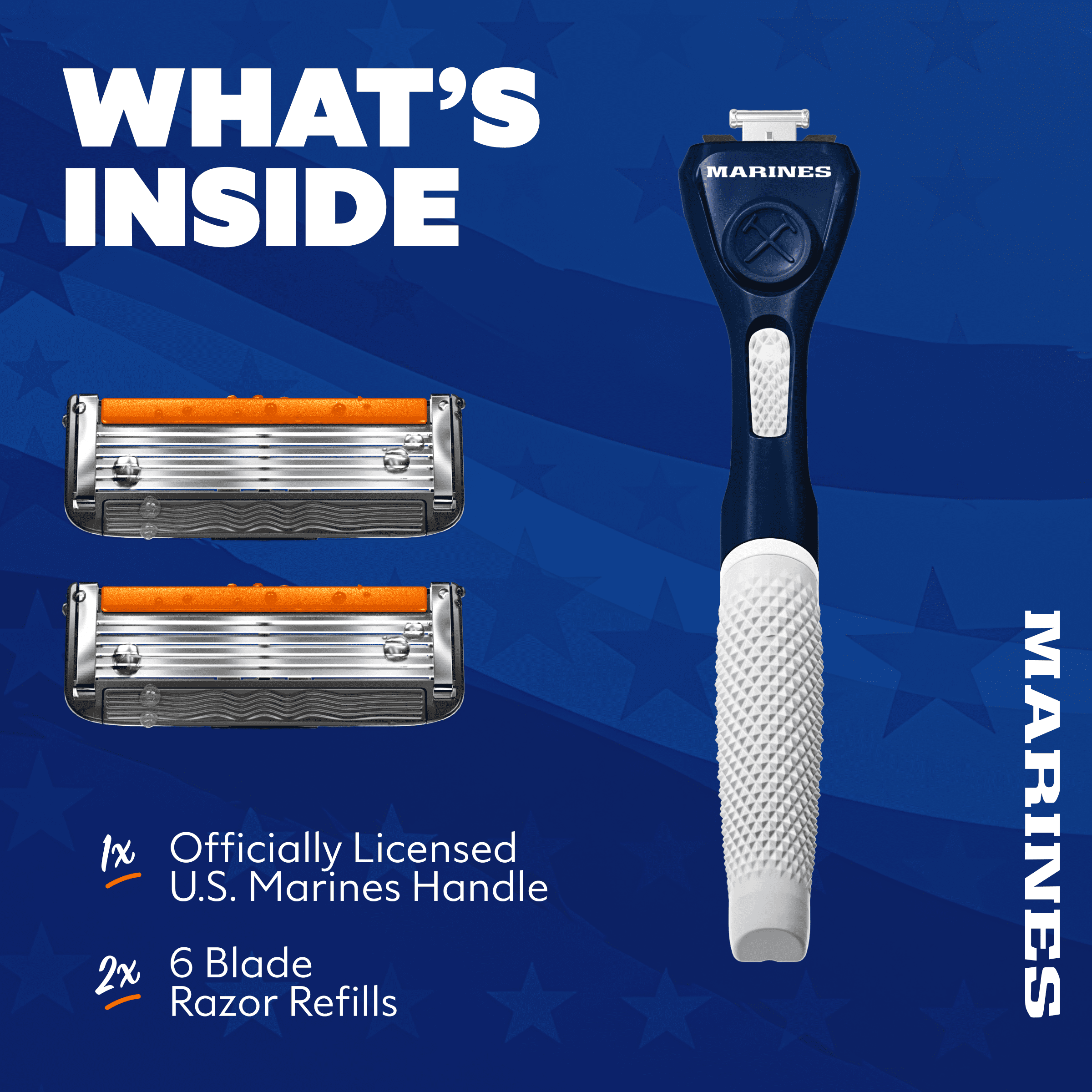 Dollar Shave Club Military Marines 6-Blade Razor Starter Set