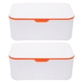 thumbnail image 1 of Dispensador de toallitas húmedas, 2 unidades, soporte para toallitas, caja de pañuelos rellenable, estuches para guardar toallitas húmedas, 1 of 7