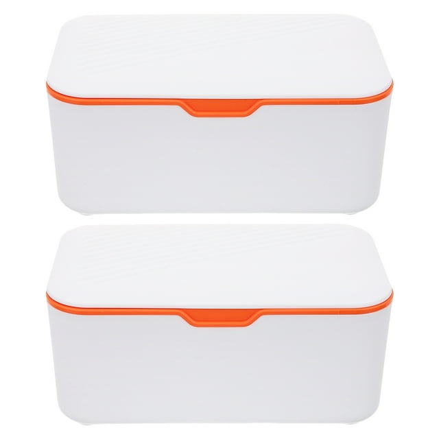 Dispensador de toallitas húmedas, 2 unidades, soporte para toallitas, caja de pañuelos rellenable, estuches para guardar toallitas húmedas