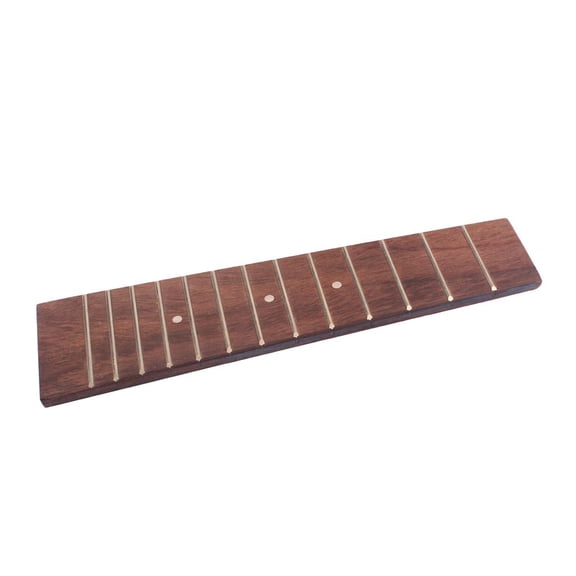 1pc Wooden 13 Frets Ukulele Fretboard for 17'' Ukulele 6.57x1.71x0.19inch