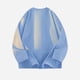 thumbnail image 4 of pstuiky hombres de manga larga, Blusas/camisas casuales de moda para hombre, de color liso, de manga larga, cuello redondo y cremallera Tops de talla grande para hombre xxxl, 4 of 5