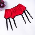 thumbnail image 3 of Ensemble de Bas et Jarretelles en Dentelle Transparente pour Femmes, 3 of 6