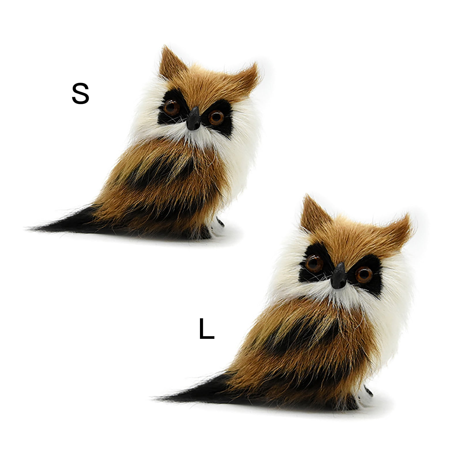Simulation Lifelike Fur Plush Owl Christmas Tree Hanging Ornament Best Trendy 