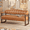 Dark Brown, variant on AISWORD 58.27" PU Faux Leather Upholstered Bench with Backrest,Diamond Quilted Entryway Bench with Wood Arms for Living Room,Office & Salon Waiting Room,Black