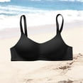 thumbnail image 5 of Hrsba Seamless Bra,Solid Color Classic Casual Push Up Breathable Soft Fabric Gentle Support Daily Bra for Women, 5 of 5