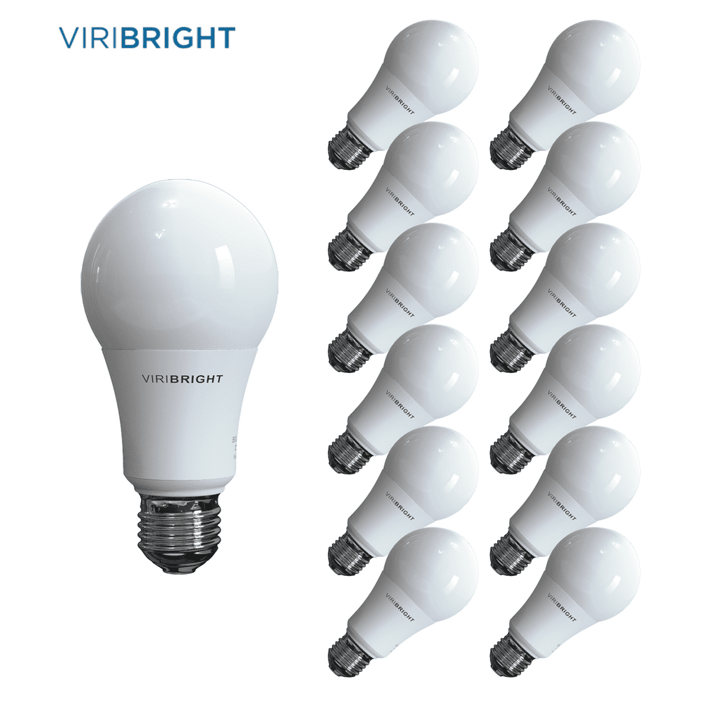 Viribright 60 Watt Equivalent LED Light Bulb, E26 Edison Base, Warm