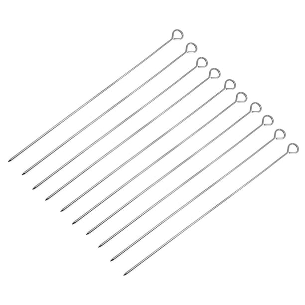 Barbacoa Prod Herramienta De Pincho De Barbacoa De Cola De Ganso De Acero Inoxidable Minnieouse HA021657-00
