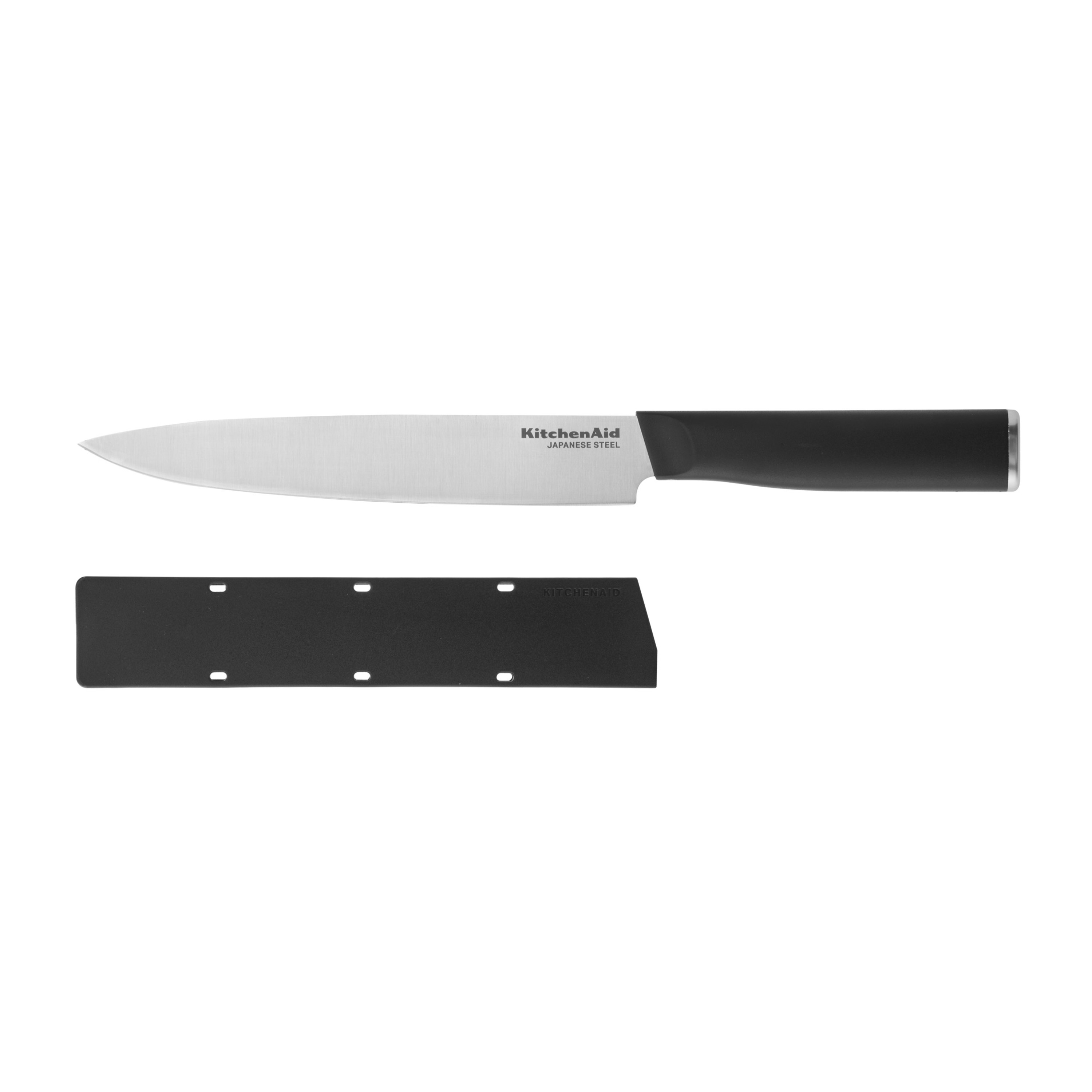 Kitchenaid Classic Slicing/Carving Knife with Endcap and Blade Cover, 8-inch, Black